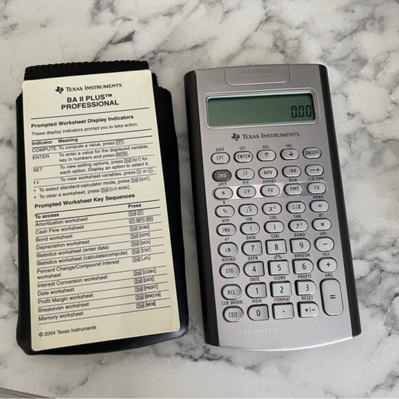 Texas Instruments BA II Plus Professional Calculator - Picture 1 of 7